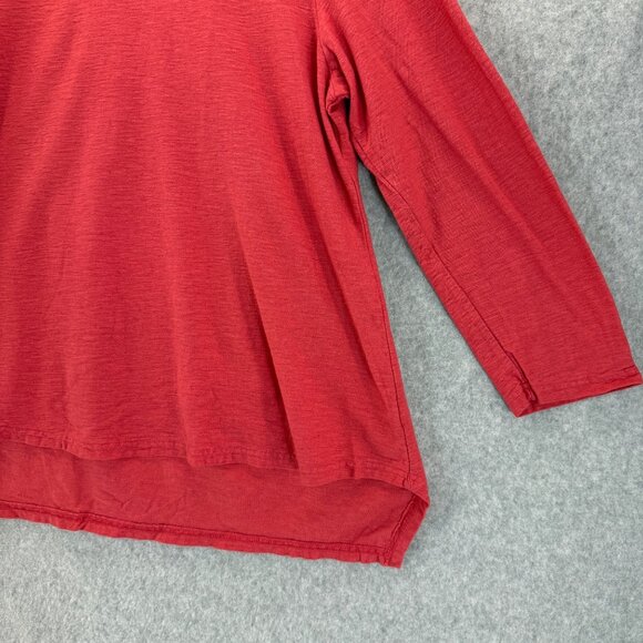 Cut Loose Watermelon Pink 3/4 Sleeve Shirt Top Casual Everyday Wear Size Large - Picture 4 of 11